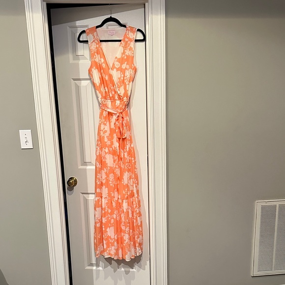 Pink Lily Vibrant Floral Maxi Dress - Picture 1 of 2
